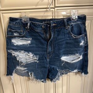 American Eagle Outfitters Women's Ripped Jean Shorts 🩳